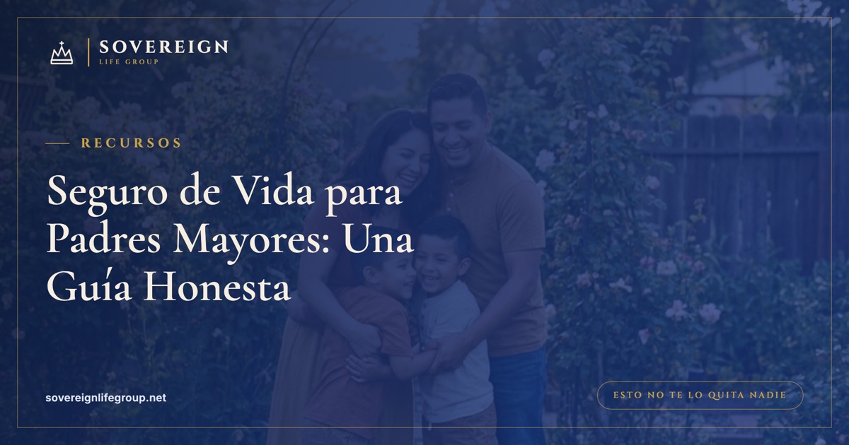 Una hija adulta sentada con su madre mayor en casa, que ilustra a una familia informándose sobre seguro de vida para padres mayores