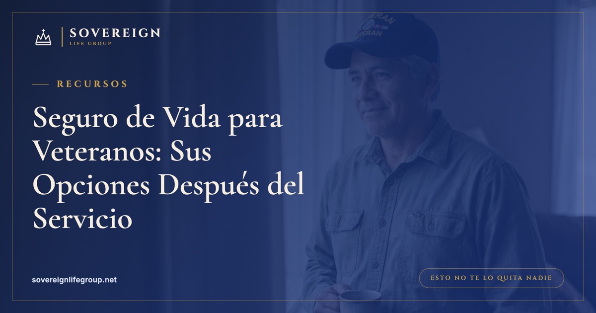Un veterano y su familia en casa, que ilustra el seguro de vida para veteranos y las opciones de cobertura después del servicio