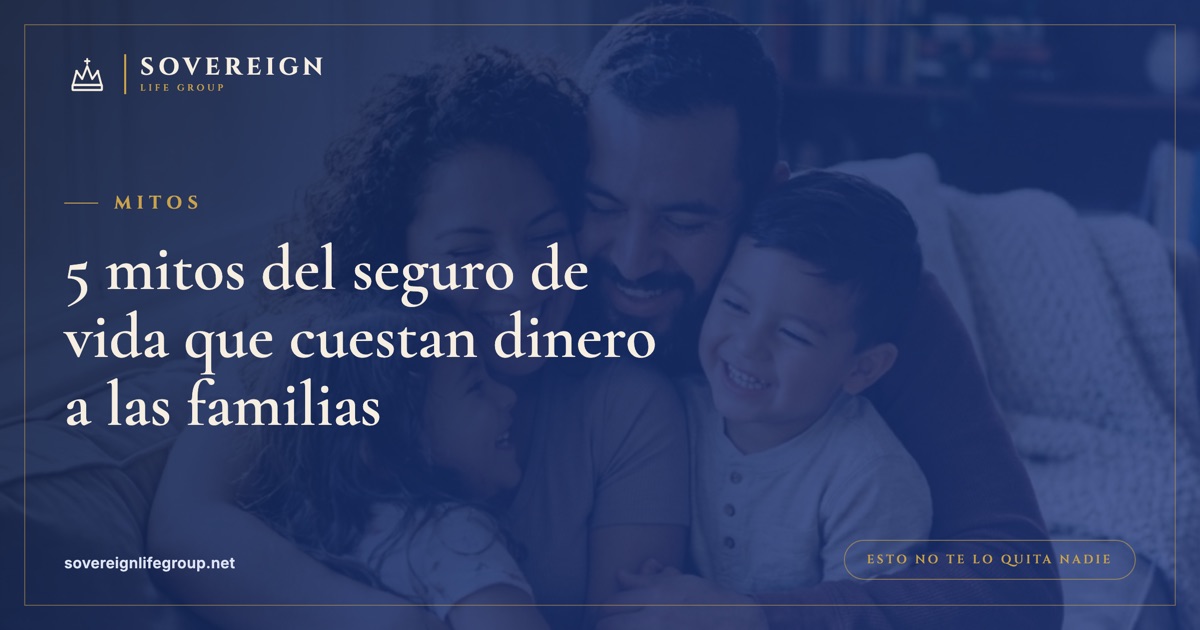 Una familia joven en casa revisando papeles en la mesa de la cocina