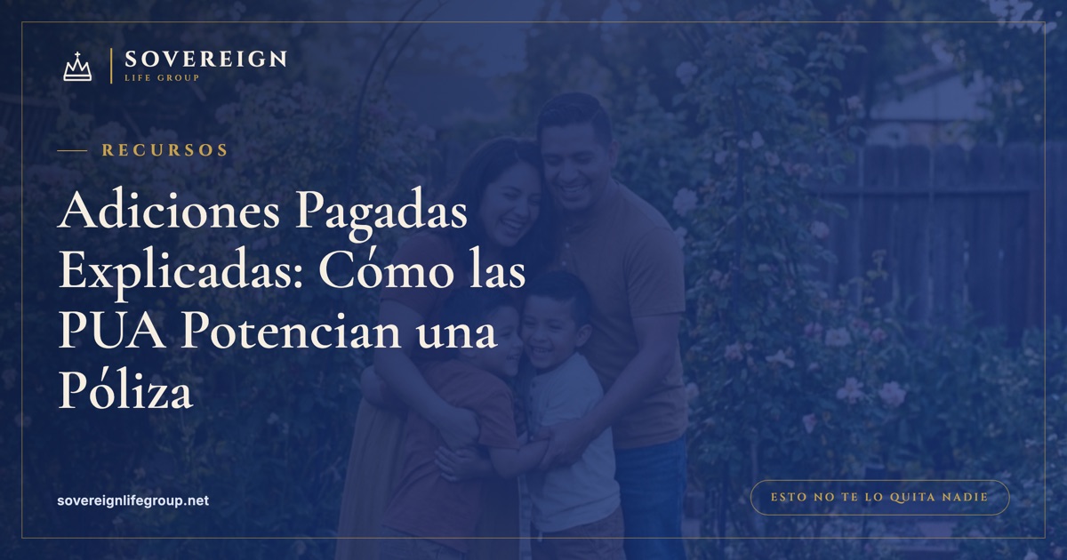Una familia en casa revisando una póliza de vida entera, que ilustra cómo las adiciones pagadas construyen valor en efectivo y beneficio por fallecimiento adicionales