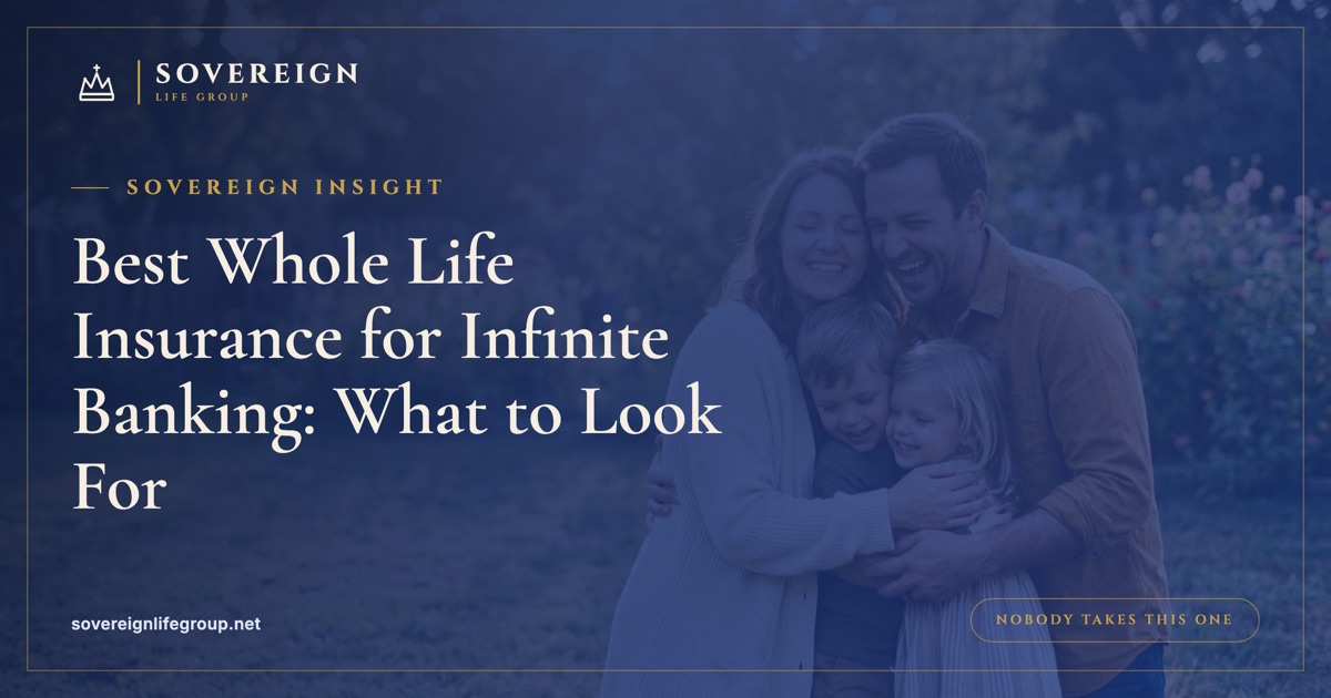 A family reviewing the best whole life insurance for infinite banking with a life insurance strategist