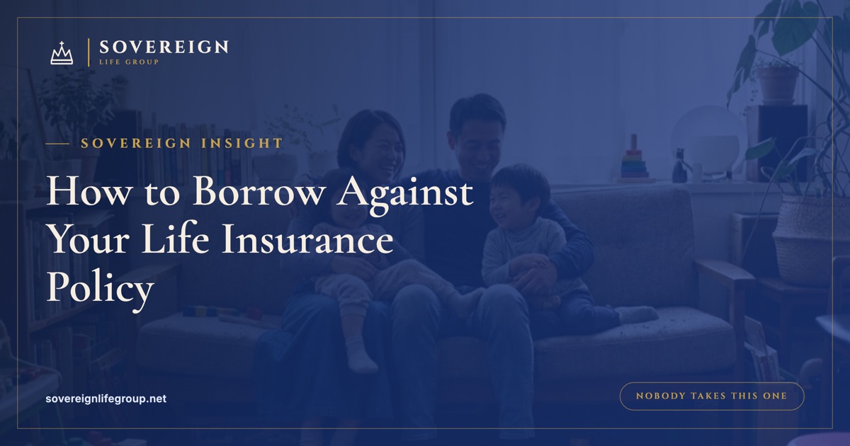 A family reviewing paperwork at home while learning how to borrow against life insurance using their policy cash value