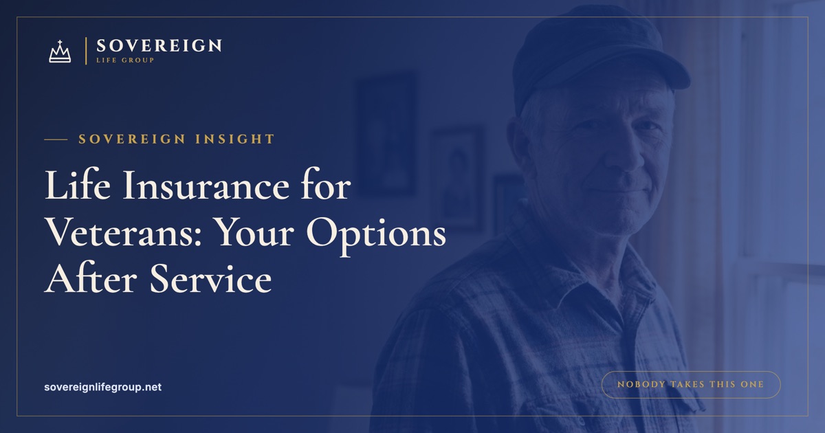 A veteran and family at home, illustrating life insurance for veterans and the coverage choices after service