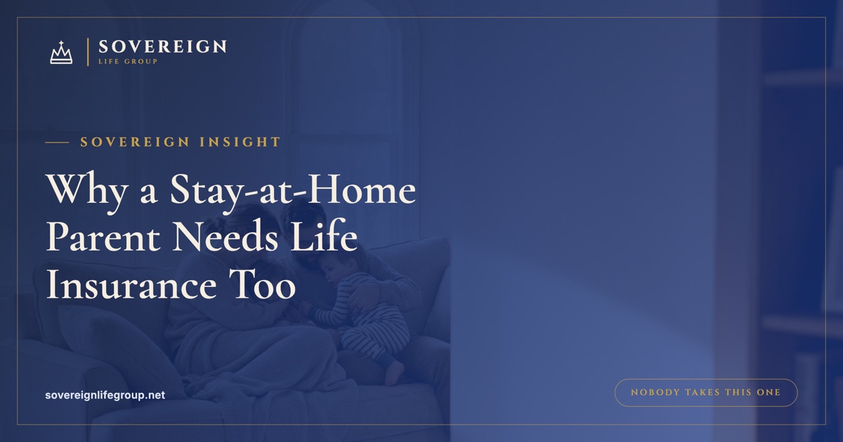 A stay-at-home mom playing with her two young children at home, showing why life insurance for stay at home mom matters