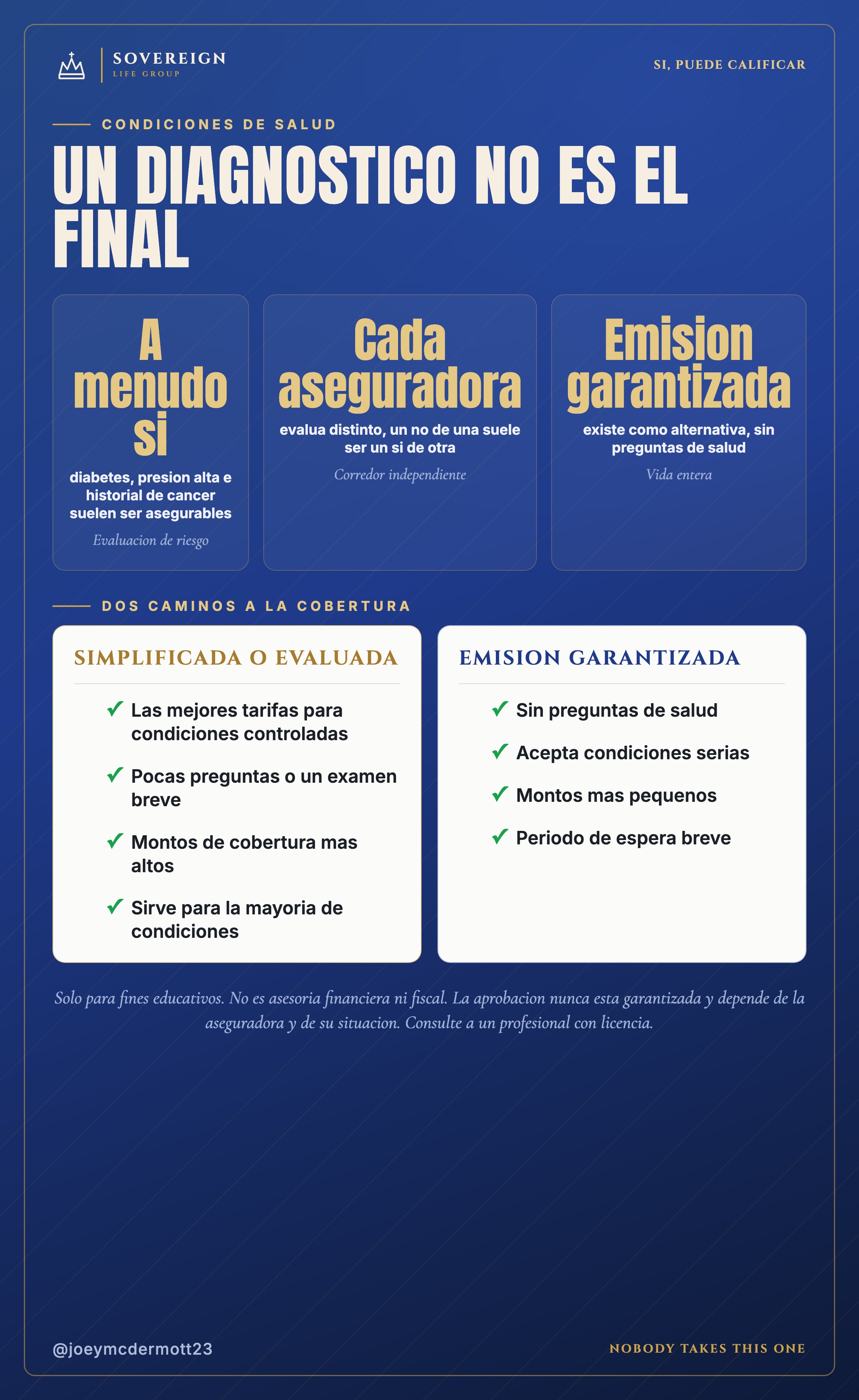 Seguro de vida con condiciones preexistentes: datos clave y cobertura evaluada vs emision garantizada