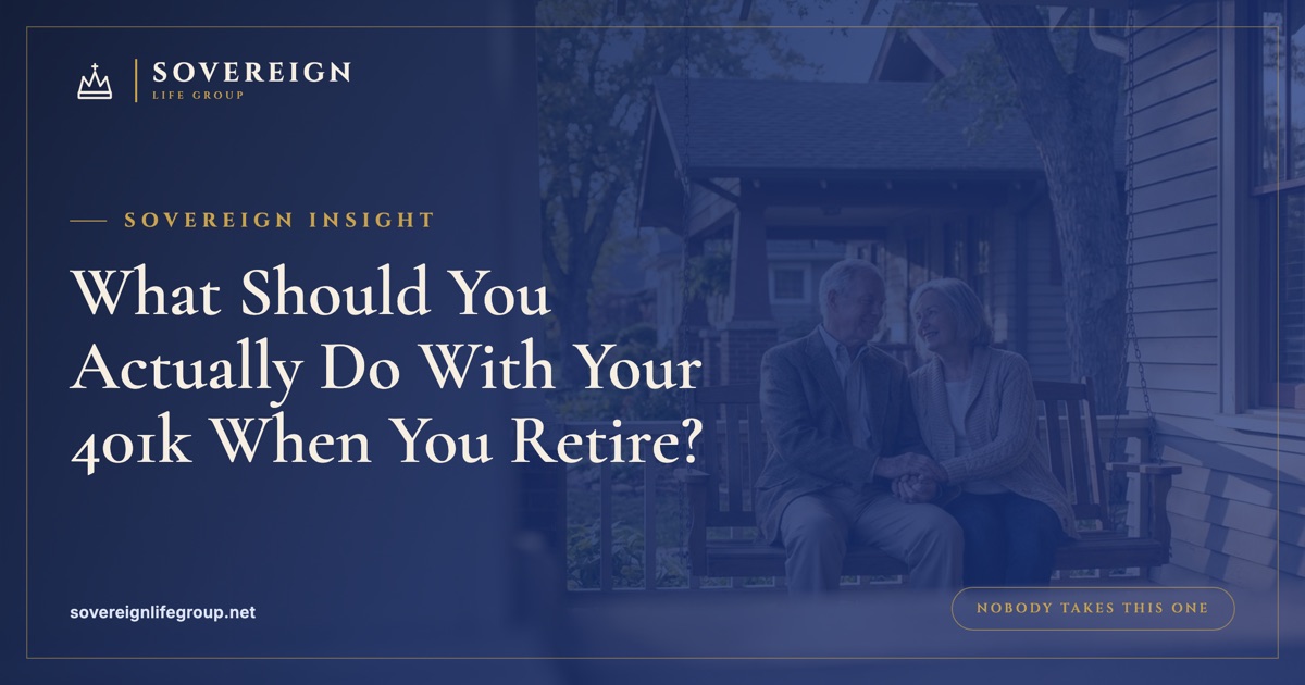 A retired couple at their kitchen table reviewing paperwork, deciding what to do with a 401k when you retire