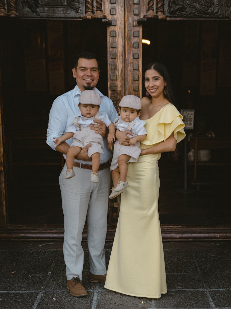 A happy family together
